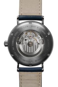 Preview: Bauhaus Herrenuhr Automatik Regulator und Lederarmband